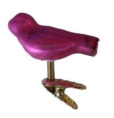 Mini fugl farve mat pink